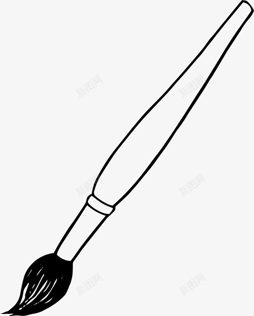 画笔艺术艺术家svg_新图网 https://ixintu.com 画笔 手绘 艺术 艺术家 工具
