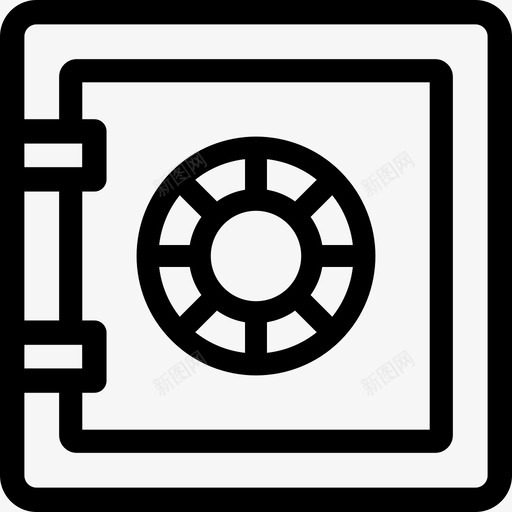 保险箱商业教育svg_新图网 https://ixintu.com 保险箱 商业 教育 金钱 保险