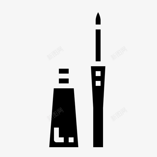 眼线化妆品16填充svg_新图网 https://ixintu.com 眼线 化妆品 填充