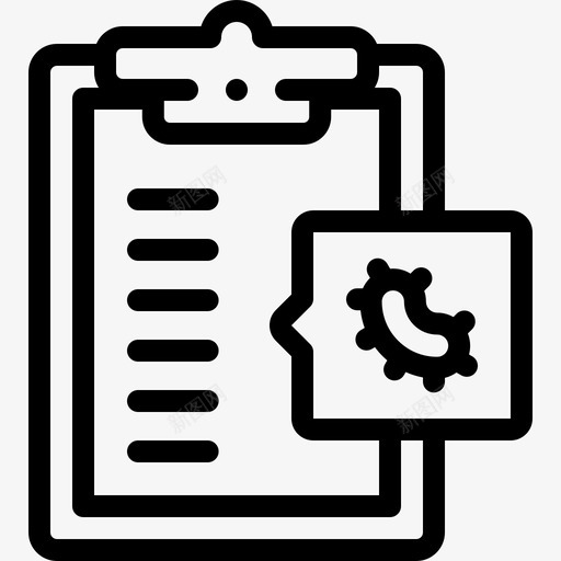 剪贴板病毒传播4线性svg_新图网 https://ixintu.com 剪贴板 病毒 传播 线性