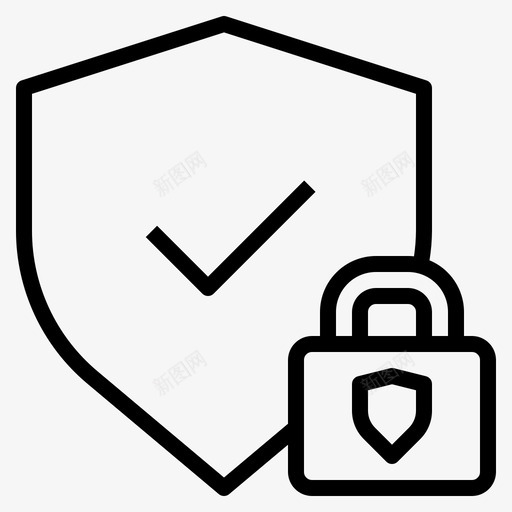 保护安全146线性svg_新图网 https://ixintu.com 保护 安全 线性