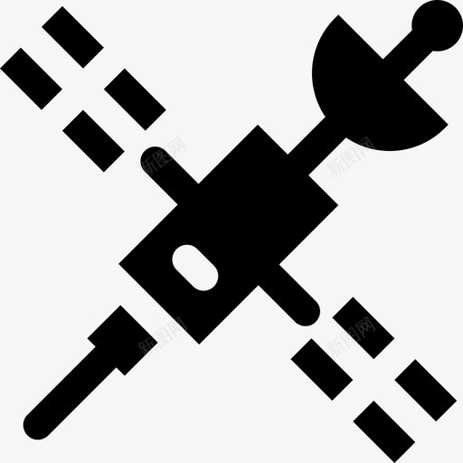 卫星网络和通信6填充svg_新图网 https://ixintu.com 卫星 网络 通信 填充