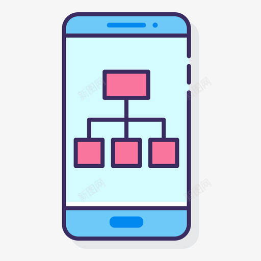 Ux设计移动应用程序开发1线性颜色svg_新图网 https://ixintu.com Ux 设计 移动 应用 程序开发 线性 颜色