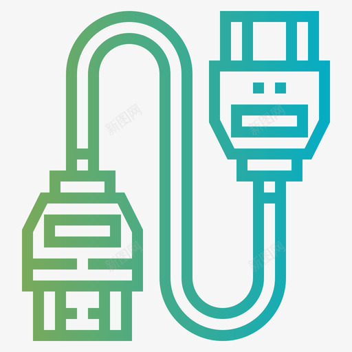 Hdmi电视53渐变svg_新图网 https://ixintu.com Hdmi 电视 渐变