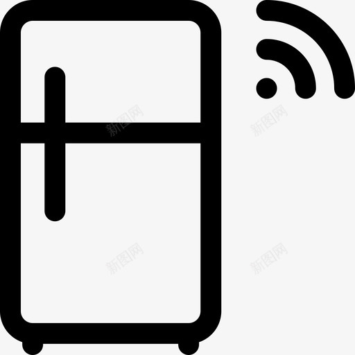 智能冰箱智能家居23线性svg_新图网 https://ixintu.com 智能 冰箱 智能家居 线性