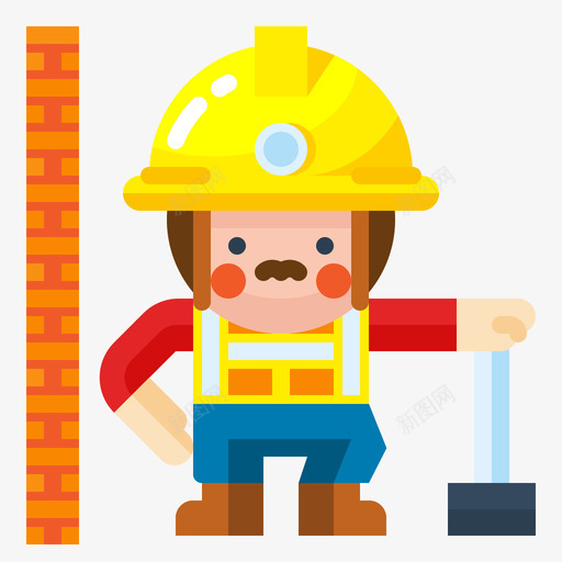 建筑工人劳工2公寓svg_新图网 https://ixintu.com 建筑 建筑工 工人 劳工 公寓