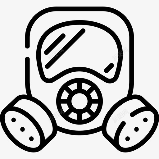防毒面具紧急情况44线性svg_新图网 https://ixintu.com 防毒面具 紧急 情况 线性