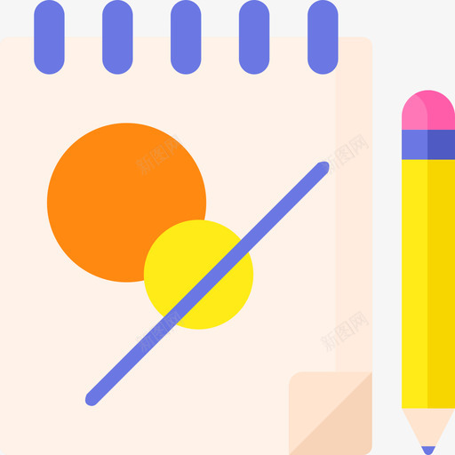 素描本艺术与设计18平面svg_新图网 https://ixintu.com 素描 艺术 设计 平面