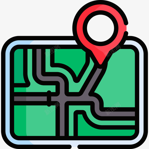 Gps3号高速公路线性颜色svg_新图网 https://ixintu.com Gps 3号 高速公路 线性 颜色