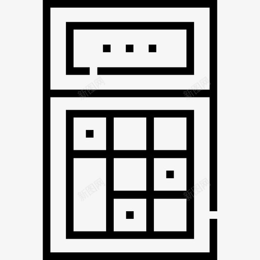 计算器金融181线性svg_新图网 https://ixintu.com 计算器 金融 线性