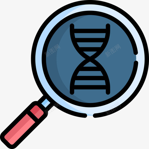 Dna40号私家侦探直线颜色svg_新图网 https://ixintu.com Dna 40号 私家侦探 直线 颜色