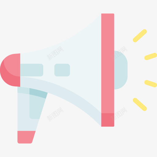 扩音器抗议9扁平svg_新图网 https://ixintu.com 扩音器 抗议 扁平