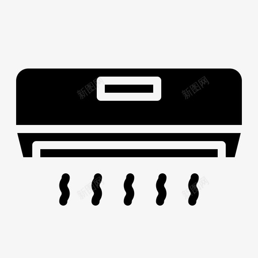 空调208酒店glyphsvg_新图网 https://ixintu.com 空调 酒店 glyph