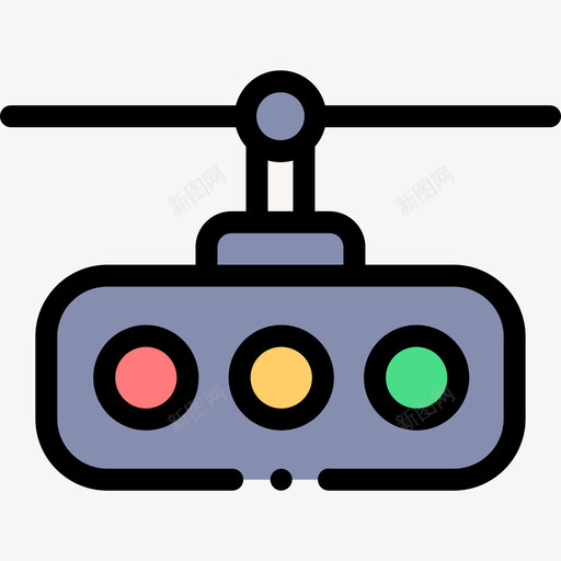 交通灯公共服务19线性颜色svg_新图网 https://ixintu.com 交通 公共服务 线性 颜色