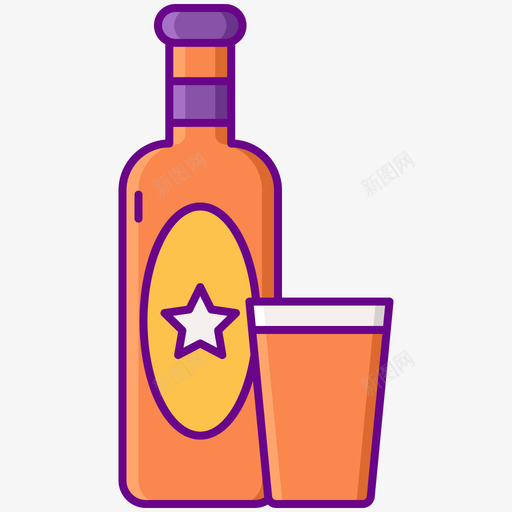 饮料酿酒厂2线性颜色svg_新图网 https://ixintu.com 饮料 酿酒 酒厂 线性 颜色