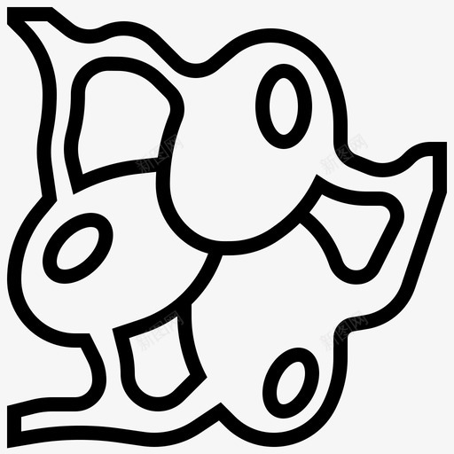 淋巴结人体器官15线状svg_新图网 https://ixintu.com 淋巴结 人体 器官 线状