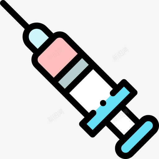 注射器添加剂15线性颜色svg_新图网 https://ixintu.com 注射器 添加剂 线性 颜色