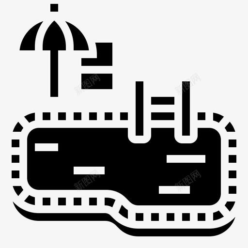 游泳池跳水元素雕文svg_新图网 https://ixintu.com 游泳池 跳水 元素 雕文