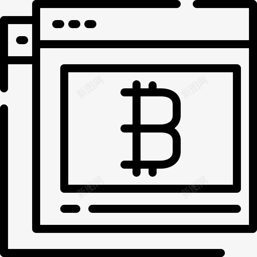 网页比特币5线性svg_新图网 https://ixintu.com 网页 比特 线性