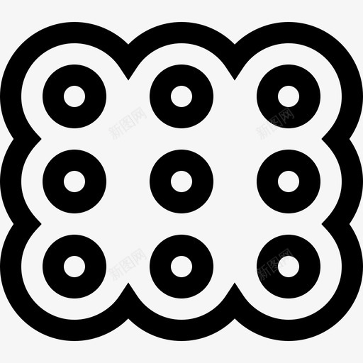 曲奇食物196直系svg_新图网 https://ixintu.com 曲奇 食物 直系