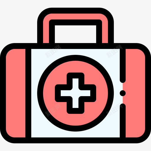 急救箱自行车赛16线性颜色svg_新图网 https://ixintu.com 急救箱 自行车赛 线性 颜色