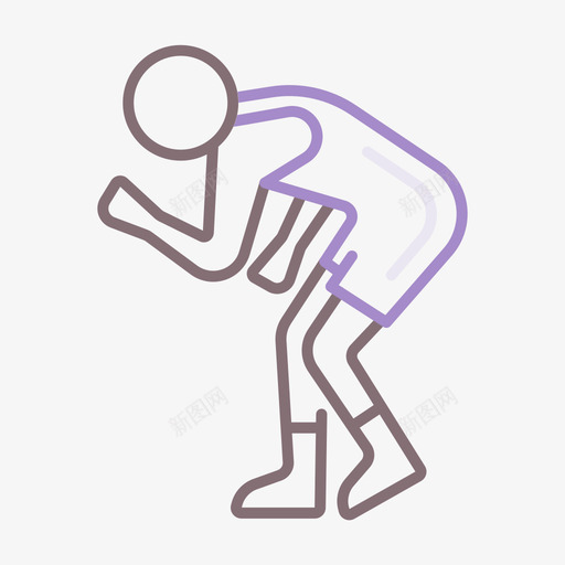 摔跤武术41线性颜色svg_新图网 https://ixintu.com 摔跤 武术 线性 颜色