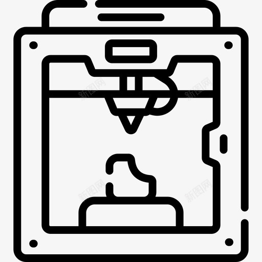 3d打印机未来技术24线性svg_新图网 https://ixintu.com 3d 打印机 未来技术 线性