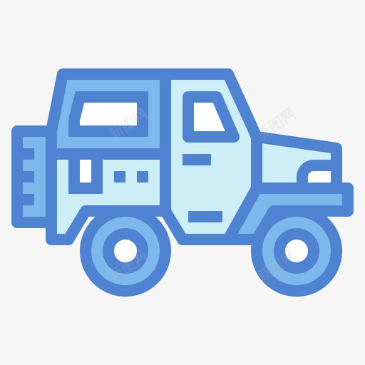 吉普车5号车蓝色svg_新图网 https://ixintu.com 吉普车 5号车 蓝色
