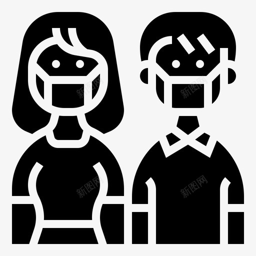 疾病预防病毒传播33字形svg_新图网 https://ixintu.com 疾病预防 病毒 传播 字形
