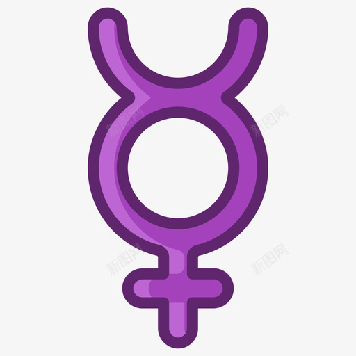 非二进制lgbt图标线性颜色svg_新图网 https://ixintu.com 二进制 lgbt 图标 线性 颜色