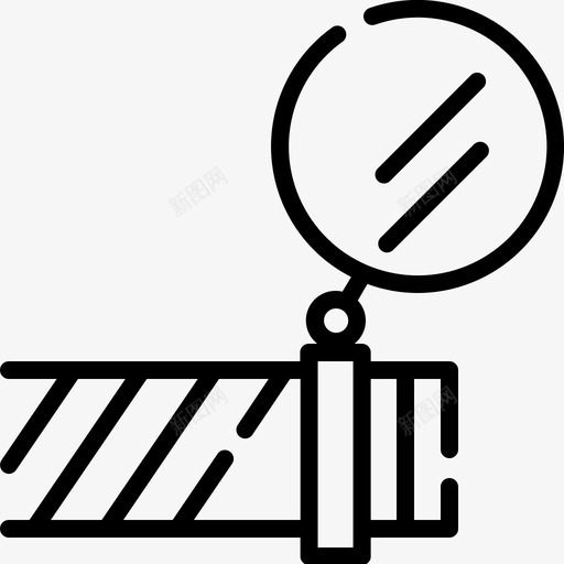 后视镜自行车附件1线性svg_新图网 https://ixintu.com 后视镜 自行车 附件 线性