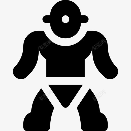 独眼巨人奇幻人物26填充svg_新图网 https://ixintu.com 独眼 巨人 奇幻 人物 填充