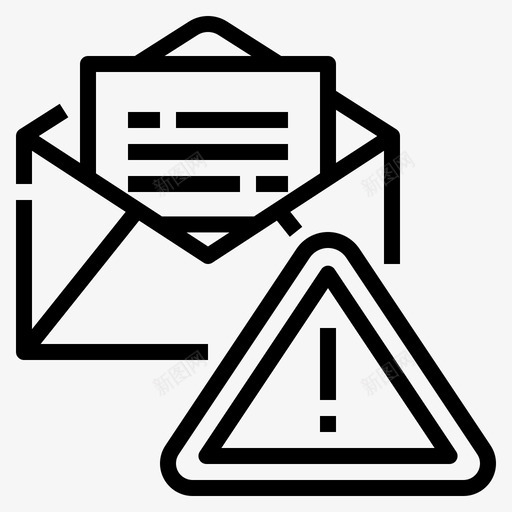 垃圾邮件通信44线性svg_新图网 https://ixintu.com 垃圾 邮件 通信 线性