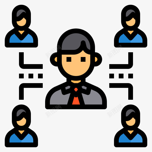 网络商业策略45线性颜色svg_新图网 https://ixintu.com 网络 商业 策略 线性 颜色