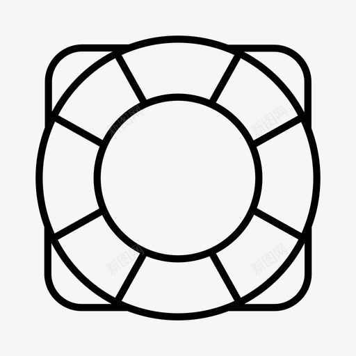 救生圈水上救生员svg_新图网 https://ixintu.com 救生圈 海洋 水上 救生员 航海