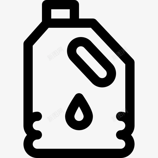 油瓶塑料制品7线型svg_新图网 https://ixintu.com 油瓶 塑料制品 线型