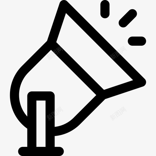 聚光灯名气40直线型svg_新图网 https://ixintu.com 聚光灯 名气 直线 线型