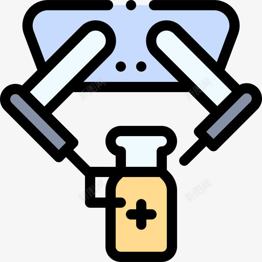 机器人疫苗开发7线性颜色svg_新图网 https://ixintu.com 机器人 疫苗 开发 线性 颜色