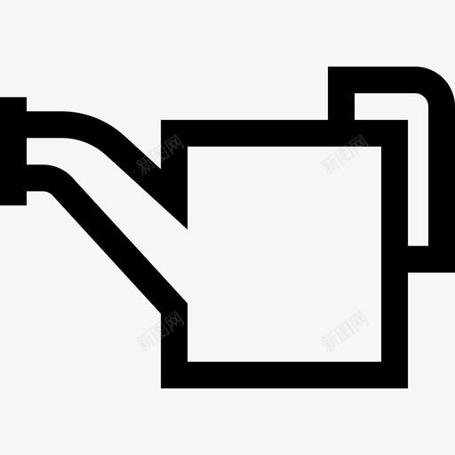 水壶农业111直线型svg_新图网 https://ixintu.com 水壶 农业 直线 线型