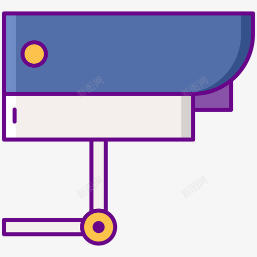 闭路电视私家侦探3线性彩色svg_新图网 https://ixintu.com 闭路电视 私家侦探 线性 彩色