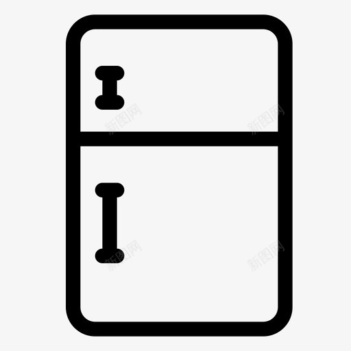 冰箱烹饪冷冻svg_新图网 https://ixintu.com 冰箱 烹饪 冷冻 厨房 家具 图标 设置