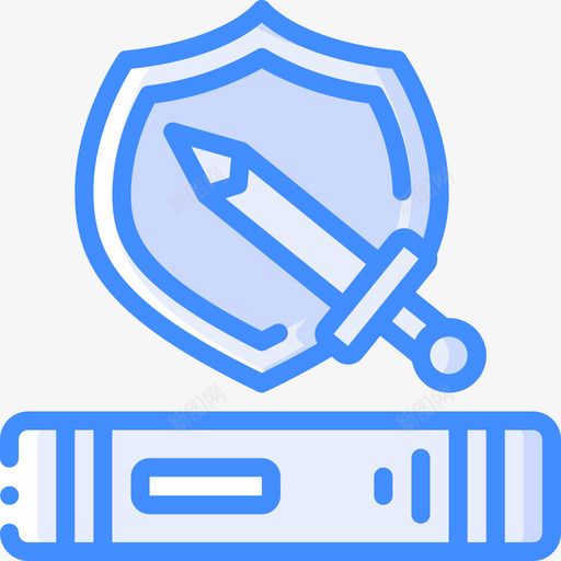 书文学31蓝色svg_新图网 https://ixintu.com 文学 蓝色
