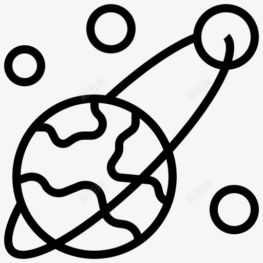 轨道航天技术10线性svg_新图网 https://ixintu.com 轨道 航天 技术 线性