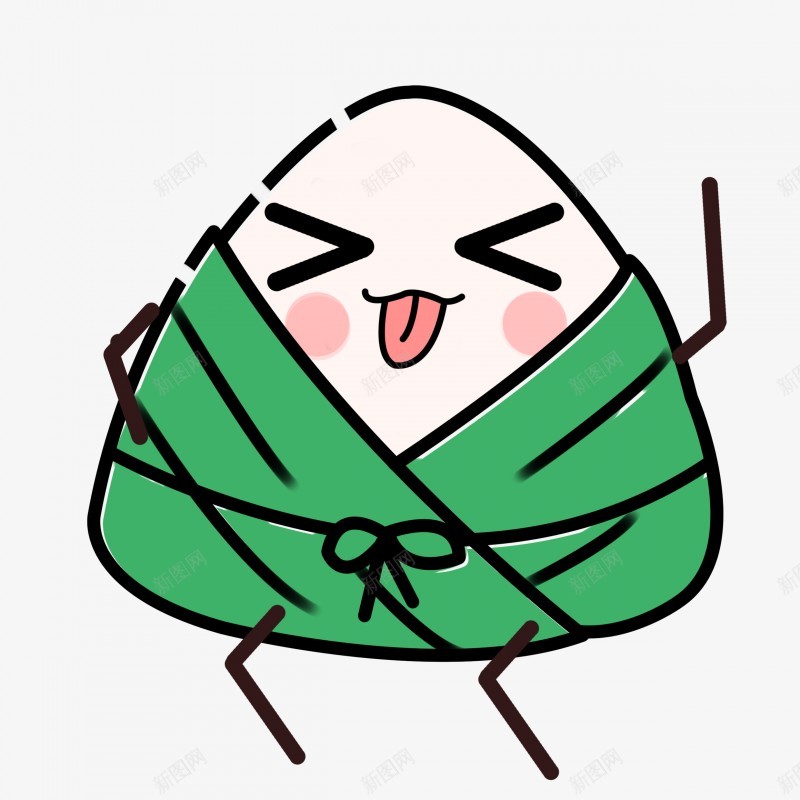 端午节粽子卡通元121节日活动png免抠素材_新图网 https://ixintu.com 端午节 粽子 卡通 节日 活动