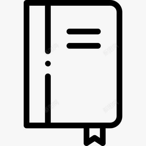 笔记本必备品81直线型svg_新图网 https://ixintu.com 笔记本 必备 备品 直线 线型