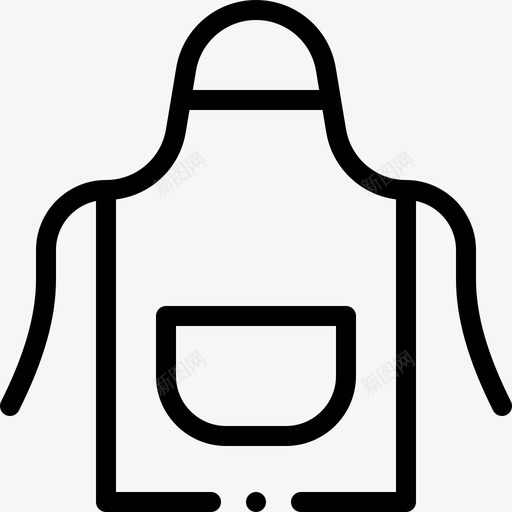 围裙烧烤54直线型svg_新图网 https://ixintu.com 围裙 烧烤 直线 线型