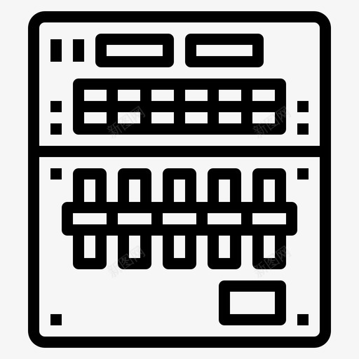 转换开关电工17线性svg_新图网 https://ixintu.com 转换 开关 电工 线性