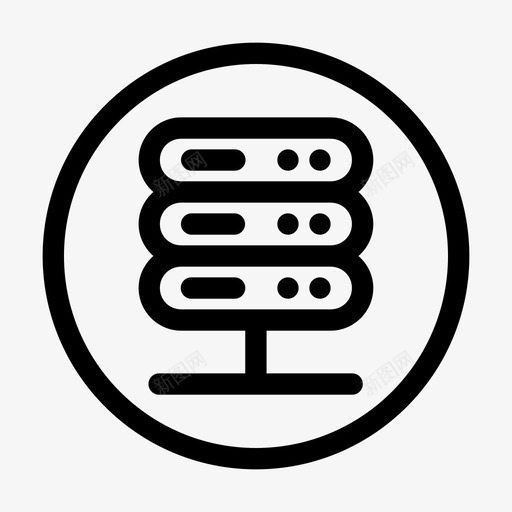 服务器中心数据数据库svg_新图网 https://ixintu.com 服务器 中心 数据 数据库 混合 存储 it 技术