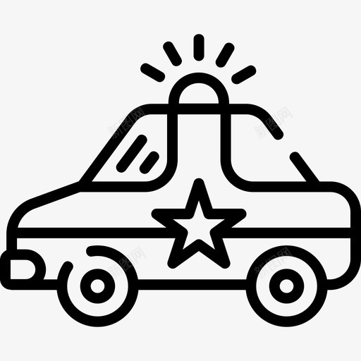 警车紧急情况44直线型svg_新图网 https://ixintu.com 警车 紧急 情况 直线 线型
