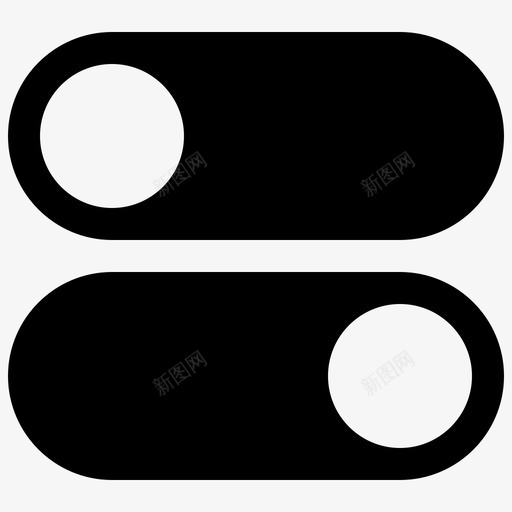 开关按钮控件svg_新图网 https://ixintu.com 开关 按钮 控件 ui 用户界面 g1